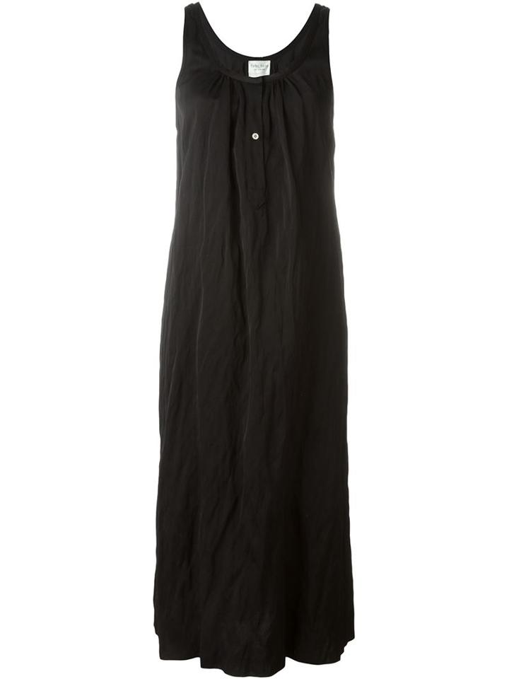 Forte Forte Neck Trim Detail Dress, Women's, Size: 1, Black, Cotton/viscose/metal Other
