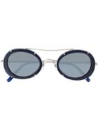 Matsuda - Round-frame Sunglasses - Unisex - Acetate/metal/glass - One Size, Blue, Acetate/metal/glass