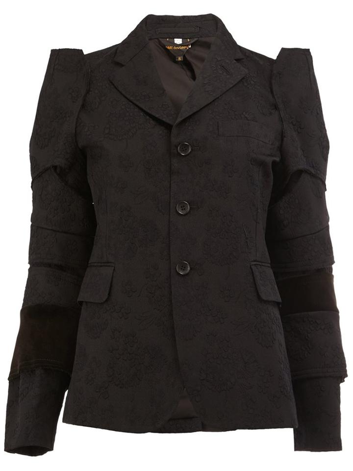 Comme Des Garçons Cloqué Panelled Jacket