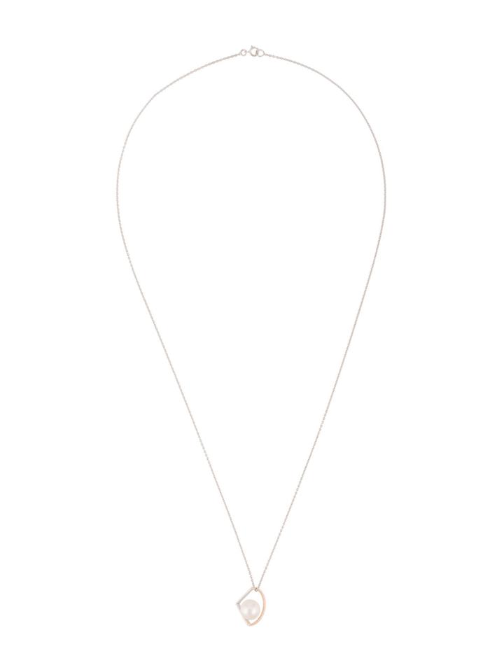 Kova Pearl Charm Pendant Necklace - Metallic