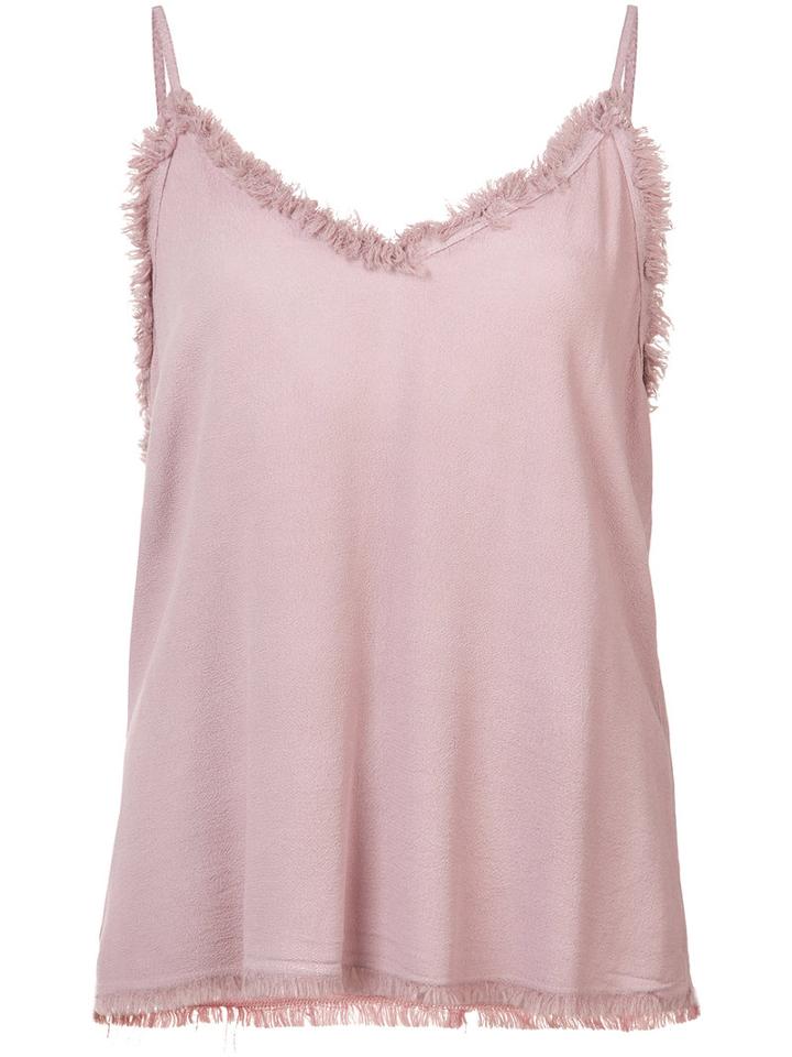 Raquel Allegra Fringe-hem Tank Top, Women's, Size: 1, Pink/purple, Rayon