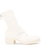 Guidi Soft Zipped Ankle Boots - White