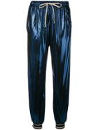 Gucci Stripe Track Pants - Blue