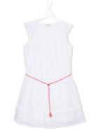 Zadig & Voltaire Belted Dress, Girl's, Size: 16 Yrs, White