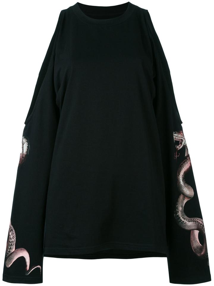 Misbhv - Desire Off-shoulders Blouse - Women - Cotton - Xs, Black, Cotton