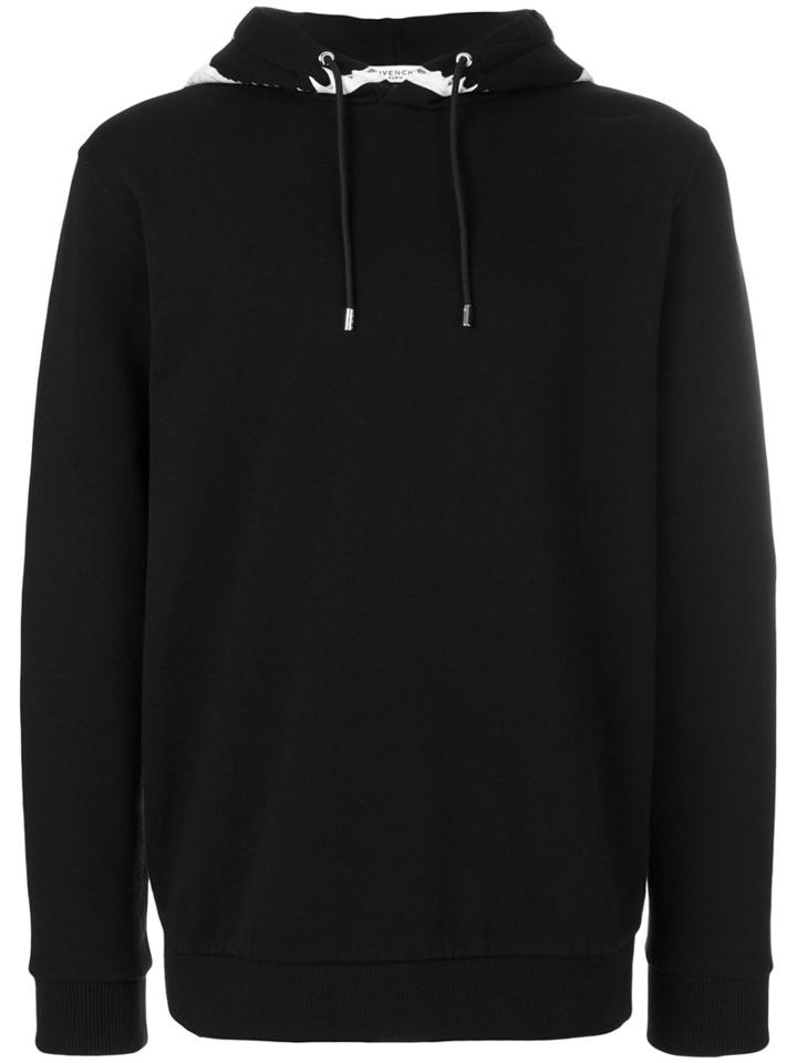 Givenchy - Shark Teeth Print Hoodie - Men - Cotton/viscose - Xl, Black, Cotton/viscose