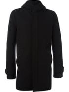 Harris Wharf London Button Down Hooded Coat