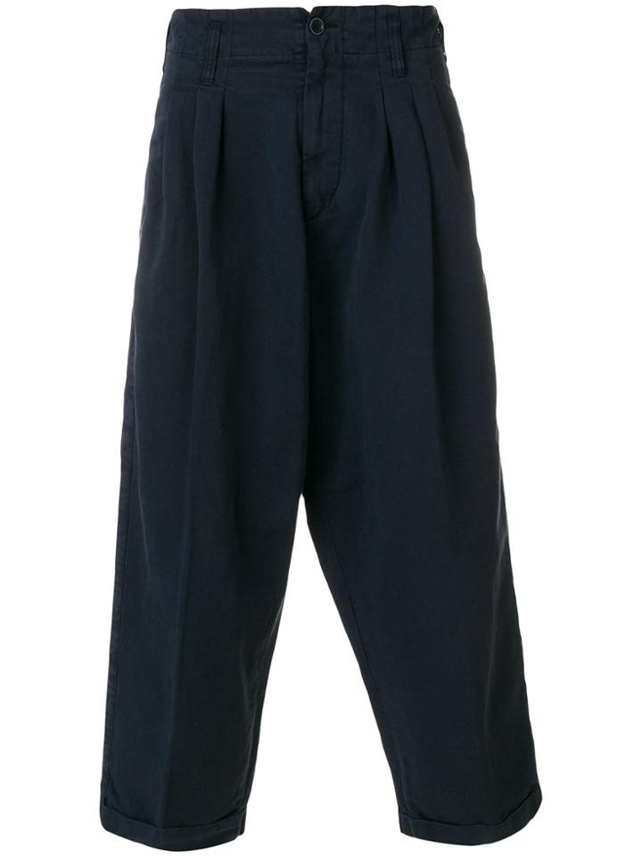 Ymc Loose Fit Trousers - Blue