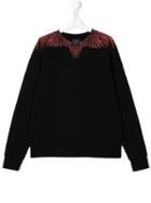 Marcelo Burlon County Of Milan Kids Wings Sweatshirt - Black