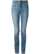 T By Alexander Wang Skinny Jeans, Women's, Size: 26, Blue, Cotton/polyurethane/spandex/elastane