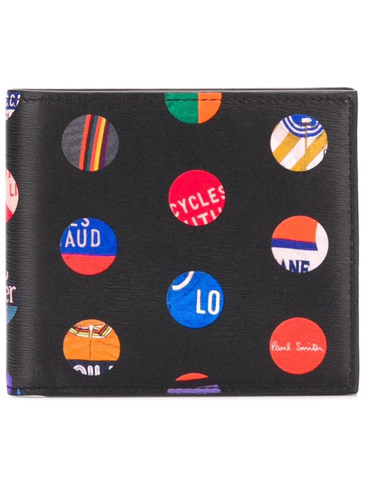 Paul Smith Cycle Dots Wallet - Black