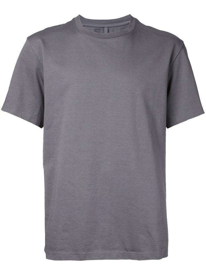 Kazuyuki Kumagai Crew-neck T-shirt, Men's, Size: 2, Grey, Cotton
