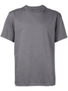 Kazuyuki Kumagai Crew-neck T-shirt, Men's, Size: 2, Grey, Cotton