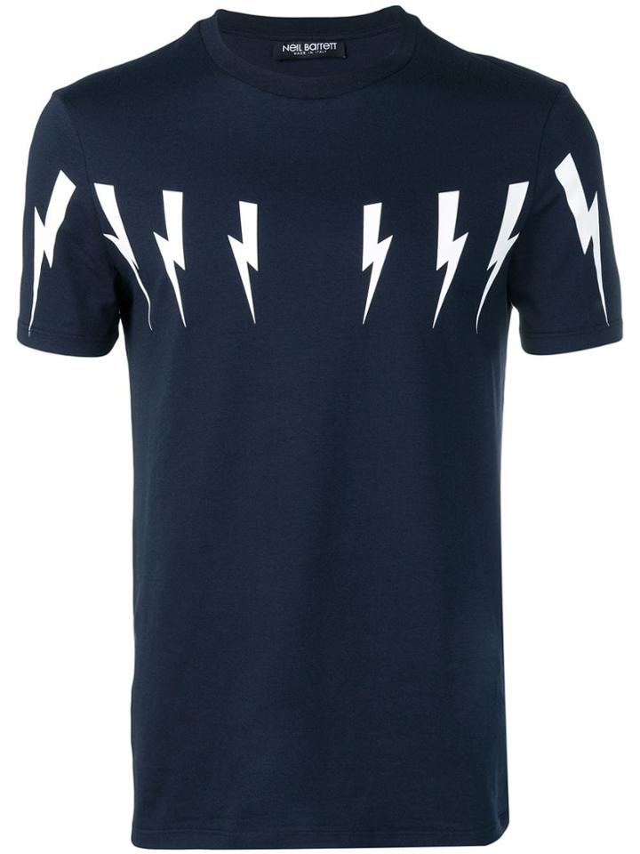 Neil Barrett Bolt T-shirt - Blue