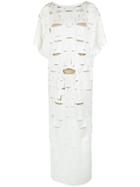 Gloria Coelho Cut Out Details Gown - Nude & Neutrals