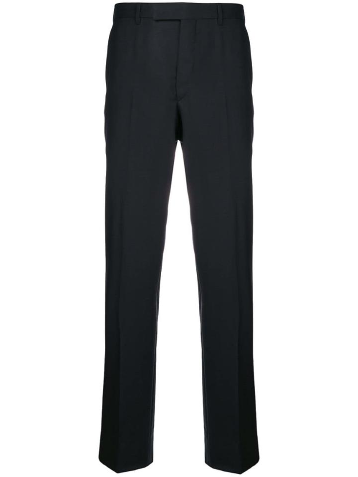 Ermenegildo Zegna Tailored Straight-leg Trousers - Blue