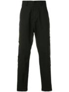 Stone Island Shadow Project Drop Crotch Cargo Trousers - Black