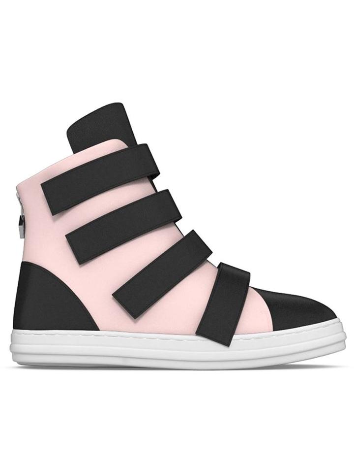 Myswear Bond Hi-top Sneakers, Women's, Size: 36, Pink/purple, Nappa Leather/rubber