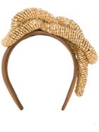 Le Chapeau Woven Headband - Brown