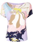 Emilio Pucci Mirabilis Print Top - Blue