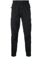 Stone Island Tapered Technical Trousers - Blue