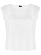 Emporio Armani Mesh Sleeve T-shirt - White