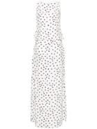 P.a.r.o.s.h. Long Printed Dress - White