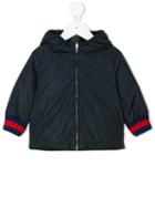 Gucci Kids - Hooded Jacket - Kids - Polyamide/polyamide-8 - 9-12 Mth, Blue