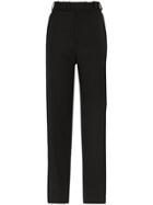 Y/project High-waisted Slim Fit Tailored Trousers - Black