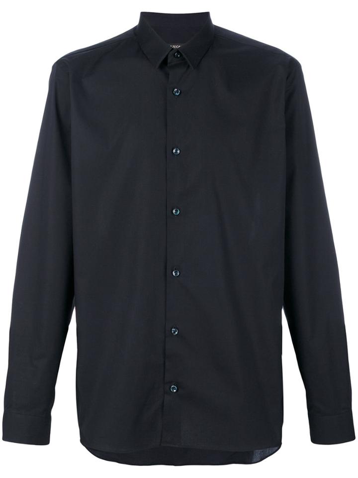Barba Classic Checked Shirt - White