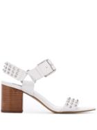 Dkny Sierra Studded Sandals - White