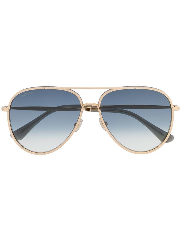 Jimmy Choo Eyewear Triny Sunglasses - Gold