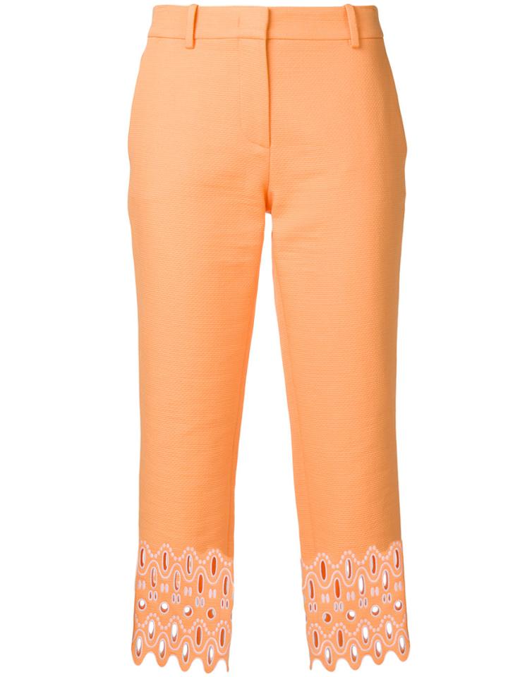 Emilio Pucci Embellished Capri Trousers - Yellow & Orange