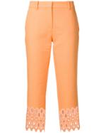 Emilio Pucci Embellished Capri Trousers - Yellow & Orange