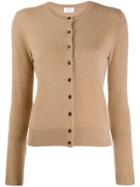 Allude Fine Knit Cardigan - Brown