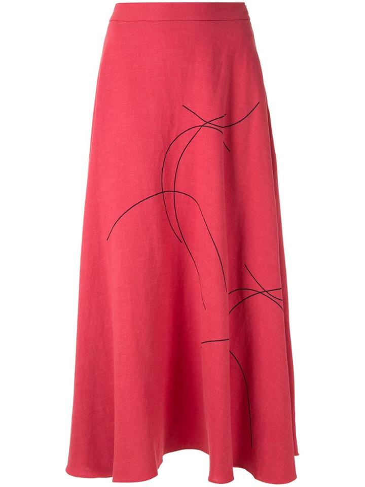 Alcaçuz Marcela Printed Skirt - Pink