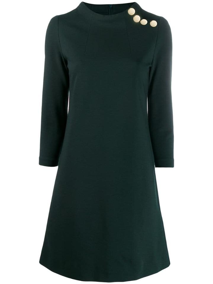 Goat Icon Dress - Green
