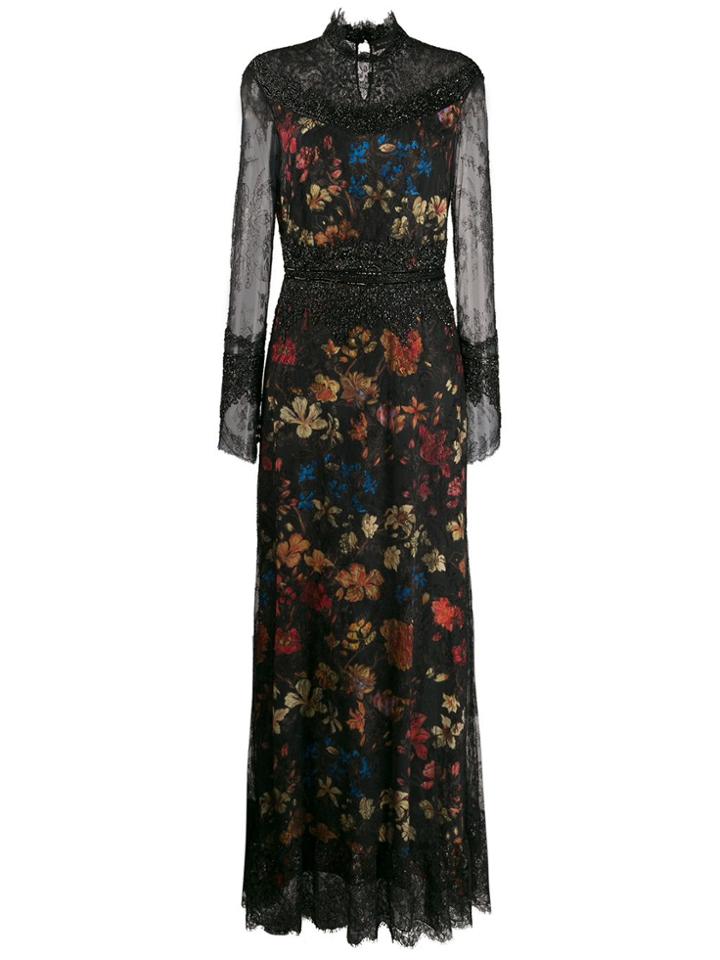 Etro Lace Insert Dress - Black