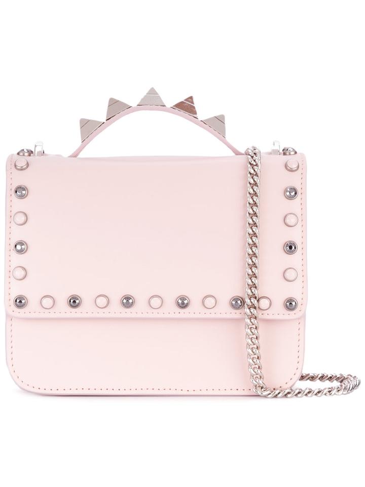 Salar - Lulla Small Ring Bag - Women - Leather/metal (other) - One Size, Pink/purple, Leather/metal (other)