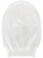 Rick Owens Beanie Hat, Men's, White, Cotton/polyamide