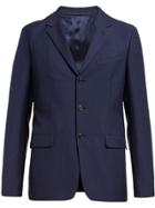 Prada Single-breasted Mohair Suit - Blue
