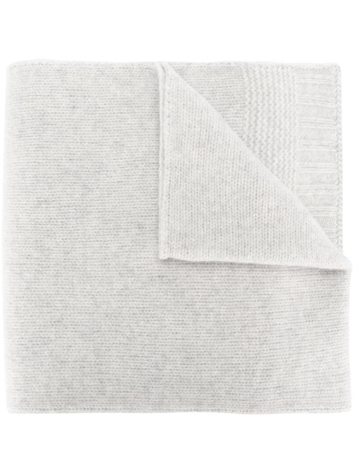 Sofie D'hoore Classic Knitted Scarf - Grey