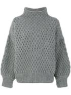 Zanone Stand-up Collar Jumper - Grey