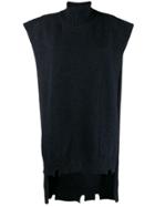 Maison Margiela Roll Neck Tabard - Blue