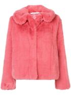 Alice+olivia Faux Fur Jacket - Pink