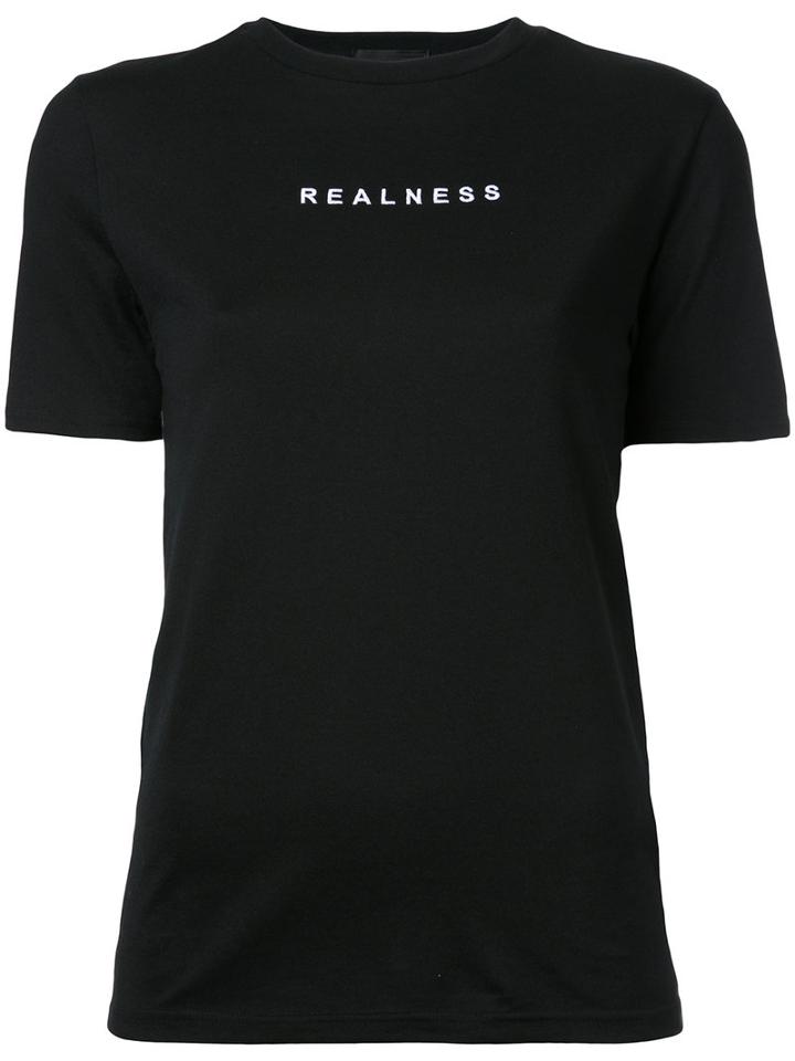 G.v.g.v. - Embroidered Logo T-shirt - Women - Cotton - Xs, Black, Cotton