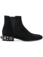 Dolce & Gabbana Napoli Beatle Ankle Boots - Black