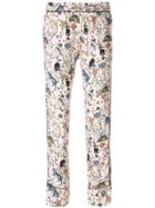 Zadig & Voltaire Printed Trousers - Pink & Purple