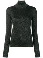 Saint Laurent Glitter Detail Sweater - Black