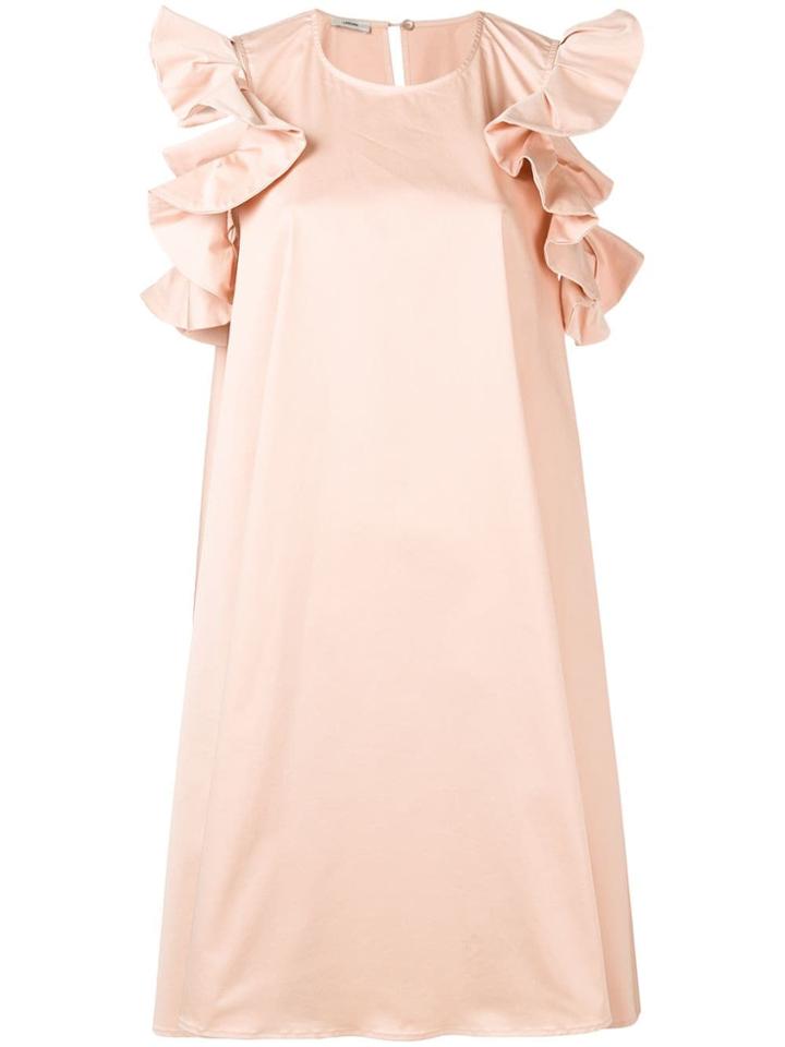 Lardini Flared Sleeveless Dress - Neutrals